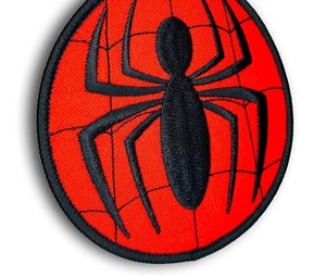 Patch thermocollant ou à coudre Spider Logo, broderie haute qualité en rayonne, applique <span class=keywords><strong>Spiderman</strong></span> pour vêtements par MEHMOOD APPARELS - Product Image 4
