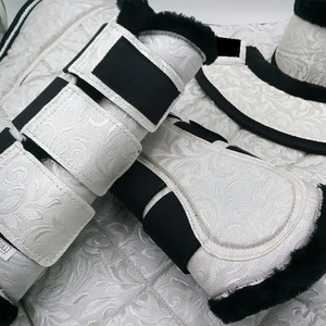 Juego de Almohadillas Personalizables Premium Reutilizables para Silla de Montar de Doma, Forro de Tela Cómodo y Duradero, Suministros de Equitación - Product Image 2