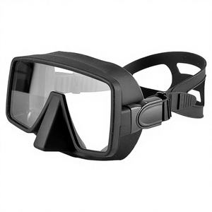 Fabricant OEM ODM sur mesure, masque de plongée unisexe pour adultes, lentille simple en silicone avec deux fenêtres, tube de plongée pour la plongée avec tuba - Product Image 3