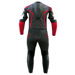 Combinaison en cuir pour moto, logo personnalisé, cuir de vachette de qualité supérieure, équipement de protection pour la conduite, fabrication OEM ODM, vente en gros - Product Image 2