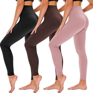 Women’s High Waisted Tummy Control Leggings Soft Stretch Yoga Pants Workout Gym Running Fitness Full Coverage High-Rise - Product Image 3