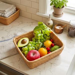 Cestas de Almacenamiento de Ratán Natural Hechas a Mano, Ecológicas, Modernas, Multifuncionales, Artex Green Earth, Hechas en Vietnam - Product Image 2