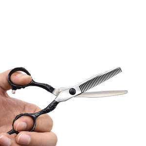 Ciseaux à effiler de qualité supérieure pour la coiffure, ciseaux de barbier de la meilleure qualité, en acier inoxydable japonais 440C - Product Image 4