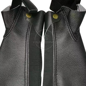 Meilleures ventes en gros, faible MOQ, service OEM, chaps en demi-cuir, vente chaude, chaps en demi-cuir de bonne qualité pour la vente en ligne - Product Image 4