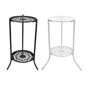 Support de pot de fleurs en métal à plusieurs niveaux, étagère de présentation de fleurs pour la décoration intérieure et extérieure du jardin - Product Image 4