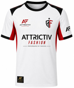 Maillot de football personnalisé 100 % coton pour homme, logo frontal, coupe ample, respirant, écologique, séchage rapide, uniforme sportif par sublimation, OEM ODM - Product Image 1