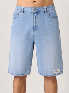 <b>Men</b> Denim Shorts Classic Casual <b>Stretch</b> Fit Lightweight Durable Cotton Summer Everyday Wear Comfortable Fashion Shorts - Product Image 1