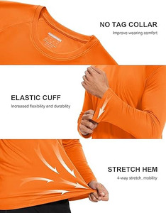 Chemise de protection solaire à manches longues pour homme, anti-UV, séchage rapide, pour la pêche et la plage - Product Image 2