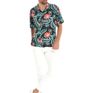 Chemise hawaïenne à manches courtes pour homme, personnalisable, nouvelle collection été, élégante, décontractée, respirante, séchage rapide et infroissable, idéale pour les vacances - Product Image 4