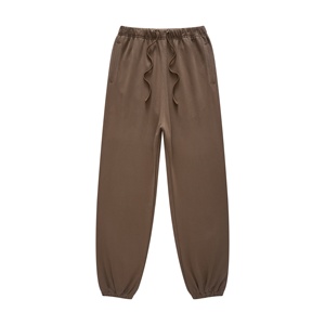 Pantalon de survêtement OEM en gros, pantalon de jogging vierge, pantalon de jogging personnalisé, pantalon de jogging en molleton de couleur unie imprimé - Product Image 2