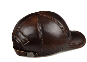 Gorra de Cuero Genuino Personalizada de Primera Calidad, Ajustable, con Logotipo Bordado, Fabricante OEM - Product Image 4