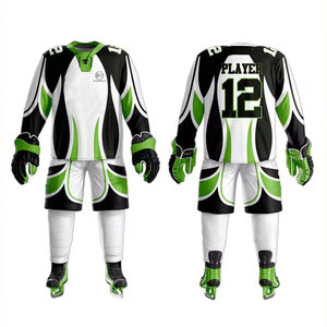 Tenue de hockey sur glace par sublimation, couleurs d'équipe personnalisées, vêtements de sport respirants pour commandes en gros, uniforme de hockey sur glace - Product Image 6