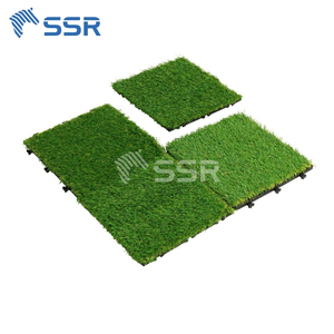 SSR VINA - Loseta de Césped Artificial Encastrable - Suelo Exterior DIY para Balcón, Patio y Jardín, Fácil Instalación, Drenaje Duradero - Product Image 1