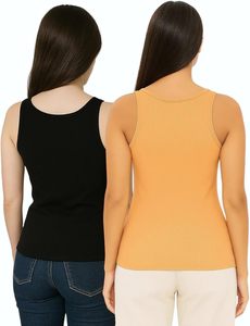 Pure Cotton <b>Tank</b> <b>Top</b> Soft Lightweight Breathable Streetwear <b>Women</b> Soft Cotton Sleeveless Tshirt - Product Image 2