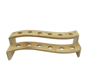 Unique Superior Quality Rectangular <b>Cup</b> and Glass Wooden Holder <b>Large</b> Size Bamboo Wooden Glass Holder - Product Image 6