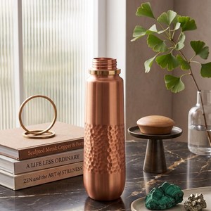 Custom Logo <b>Copper</b> Water <b>Bottle</b> Wholesale Reusable Pure <b>Copper</b> <b>Drinking</b> <b>Bottle</b> Vacuum Insulated Metal <b>Bottle</b> Gift for Adults - Product Image 5