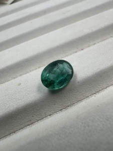 Aguamarina natural de corte ovalado, piedra preciosa verde suelta para la fabricación de joyas - Product Image 2