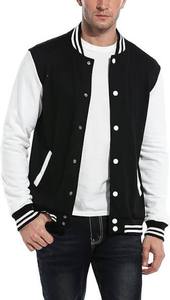 Veste universitaire personnalisée en molleton épais avec patch en chenille, imperméable, respirante, réversible, 100% polyester, OEM pour hommes - Product Image 4