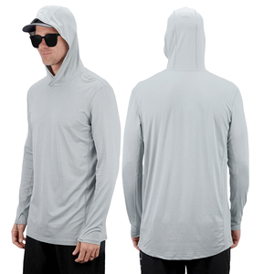 Chemise de pêche unisexe à manches longues, coupe ajustée, anti-UV UPF 50, imperméable, coupe-vent, séchage rapide, confortable et douce – Grande taille – Offre spéciale - Product Image 1
