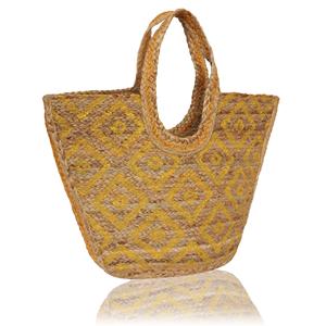 Nouveauté 2026 : Sac en jute élégant fait main au crochet de Jaipur, grand sac de plage et de courses écologique, sac à main traditionnel indien - Product Image 2