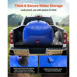 Serbatoio Contenitore d'Acqua Pieghevole in TPU da 400L (105,7 Galloni) Grande Capacità, Sacca Morbida Portatile in PVC 1000D per Esterni - Product Image 4