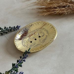 Stylish Brass Bathroom <b>Soap</b> Basket Decorative Wall Mounted <b>Soap</b> <b>Holder</b> for Luxury Hotel Restaurant Home Decoration Projects - Product Image 6