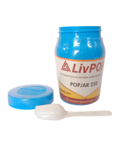 LIVIA POLYMER PRIVATE LIMITED LivPOP Recipiente de Almacenamiento de Cosméticos de Grado Alimenticio para el Hogar, Frasco de PP de 250 ml, Resistente a Fugas, 100 Unidades - Product Image 1