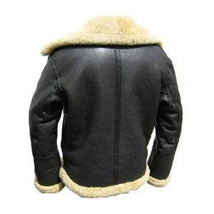 Hexiqon Wholesale Men's <b>B3</b> Canvas <b>Bomber</b> <b>Jacket</b> Breathable Quick Dry High Quality Winter RAF Flight <b>Jacket</b> - Product Image 2