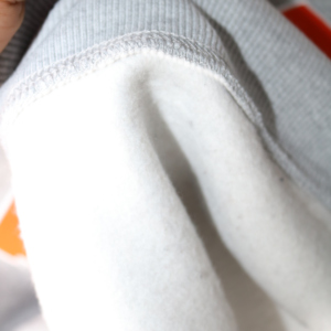 เสื้อสเวตเชิ้ตคอเต่าสีเทาเฮเธอร์ FALCONS ปักลายสีส้ม 100% คอเสื้อกว้าง ยี่ห้อ CLUSH INDUSTRIES - Product Image 3