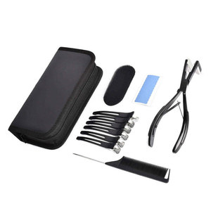 Kit de Herramientas para Extensiones de Cabello de Acero Inoxidable y Plástico, Diseño Personalizado, Alta Calidad, Duradero y Profesional, Venta Caliente - Product Image 6