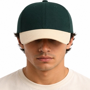 Unisex Two Tone Baseball <b>Cap</b> Custom Color Adjustable Strap <b>Plain</b> Cotton Casual Outdoor Hat Soft Comfortable Headwear <b>Cap</b> - Product Image 1