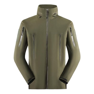 Chaqueta Impermeable y Transpirable con Capucha, Cierre de Cremallera, Diseño a Rayas, Holgada, para Otoño - Product Image 6