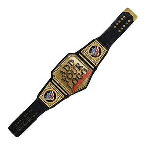 Cinturón de Lucha Libre Indiscutible de Cuero Genuino de Vaca con Hebilla de Latón, Cinturones de Campeonato de Lujo Personalizados Hechos a Mano - Product Image 2