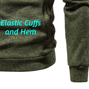Men's Winter Casual Solid Hooded 2-Piece Lightweight <b>Jogger</b> Pullover Sportswear <b>Set</b> for Running Training - Product Image 5
