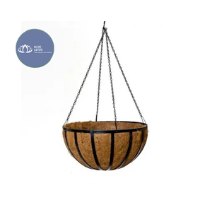 Panier suspendu en fer Lucy PE Premium Bleu Lotus, résistant à la rouille, respirant, inaltérable, avec chaîne, pour jardin, vente en gros - Product Image 3
