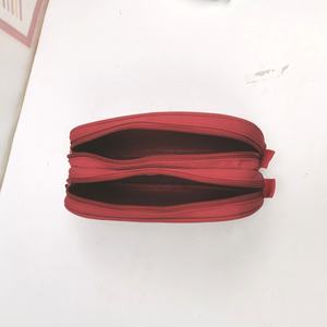 Estuche para Lápices de Doble Capa con Cierre de Cremallera, Marca DC, 300D, Poliéster Oxford, con Impresión de Logotipo Multicolor, para Estudiantes Escolares, Precio Bajo - Product Image 4