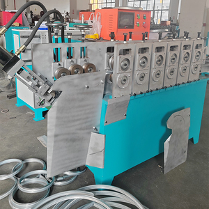 Machine automatique de fabrication de colliers de serrage pour conduits d'air, machine de formage de cerceaux pour tuyaux et tambours - Product Image 5