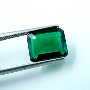 Esmeralda Verde de Rajastán Cultivada en Laboratorio, Corte Cojín, 10x8x4mm, 2.50 Quilates, con Juego de Color/Fuego, para Joyería - Product Image 5