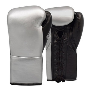 Gants de boxe Sanda personnalisés à logo, très demandés, pour adultes, en PU/cuir professionnel, antidérapants, à lacets, durables et respirants - Product Image 1