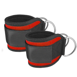 Adjustable Non-Slip Breathable Fitness Ankle Straps Steel D-Rings Padded Support for Leg Extensions Cable Kickbacks Strength - Product Image 4