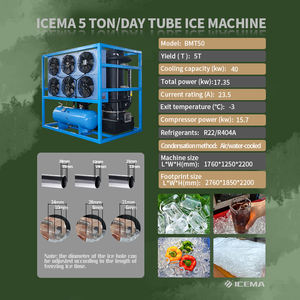 Máquina <span class=keywords><strong>de</strong></span> Hielo en Tubo <span class=keywords><strong>de</strong></span> Alta Calidad y Ahorro <span class=keywords><strong>de</strong></span> Energía <span class=keywords><strong>de</strong></span> 5T 8T 10T, Máquina para Hacer Hielo en Tubo, Beneficios <span class=keywords><strong>de</strong></span> la Expo <span class=keywords><strong>de</strong></span> <span class=keywords><strong>Marzo</strong></span> - Product Image 2