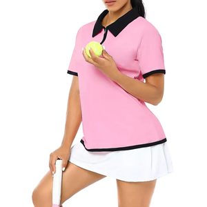 Polos Personalizados de Alta Calidad en Algodón para Mujer, Camisetas de Golf, Polos con Logotipo Personalizado, Polos Deportivos Ajustados para Mujer, Uniformes - Product Image 6