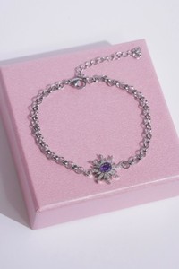Pulsera de Plata de Ley con Baño de Oro y Circonitas, Diseño de Rayos de Sol, Estilo Minimalista y Elegante, Ideal para Regalo de Aniversario - Product Image 2