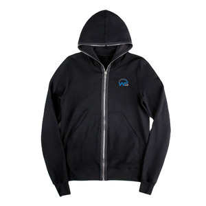 Sweat à capuche entièrement zippé le plus vendu, 100 % coton, coupe classique, poignets côtelés, compartiment avant, hiver, écologique, production personnalisée - Product Image 1