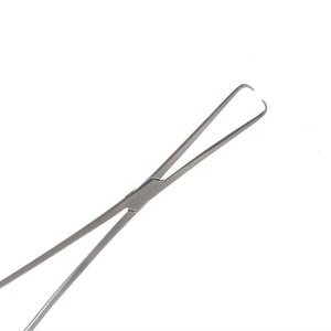 Pinzas Tenaculares Quirúrgicas de Acero Inoxidable Schroeder 250mm 17-520-250, Instrumento Ginecológico de Precisión Manual Reutilizable Hermann - Product Image 3