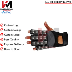Gants de hockey sur glace personnalisés, gants de hockey ventilés pour l'entraînement et les matchs, vêtements de sport respirants, OEM - Product Image 3