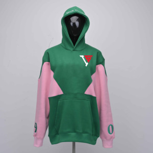 Sudadera con Capucha para Hombre, Moda Otoñal, Color Sólido, Tela Oxford de Poliéster/Algodón, Impresión Digital, Forro de Secado Rápido - Product Image 1