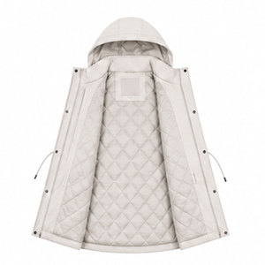 Women's Hooded <b>Waterproof</b> Parka <b>Jacket</b> with Windproof Protection, Multiple Utility Pockets and Comfortable <b>Warm</b> Quilted Interior - Product Image 6