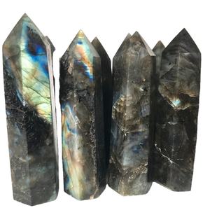 Torre de Cristal de Labradorita Natural Chakralume, Pulida a Mano, Piedra Curativa, Meditación, Reiki, Energía de Chakra, Decoración Espiritual - Product Image 1