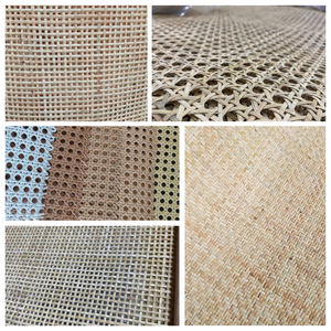 Panel Sintético de Mimbre Plástico Natural de 3mm de Grosor, Tipo Ojo de Zorro, en Rollo, para Sillas, Gabinetes, Paneles de Pared y Agricultura - Product Image 3